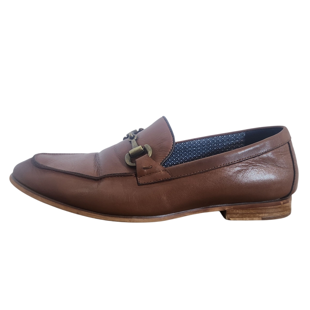 Vince Camuto Axyl Loafer Size 8 Brown Preppy Leather Loafers